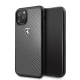 Official Scuderia Ferrari Carbon Fibre Phone Case Cover - for iPhone 11 Pro