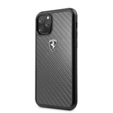 Official Scuderia Ferrari Carbon Fibre Phone Case Cover - for iPhone 11 Pro