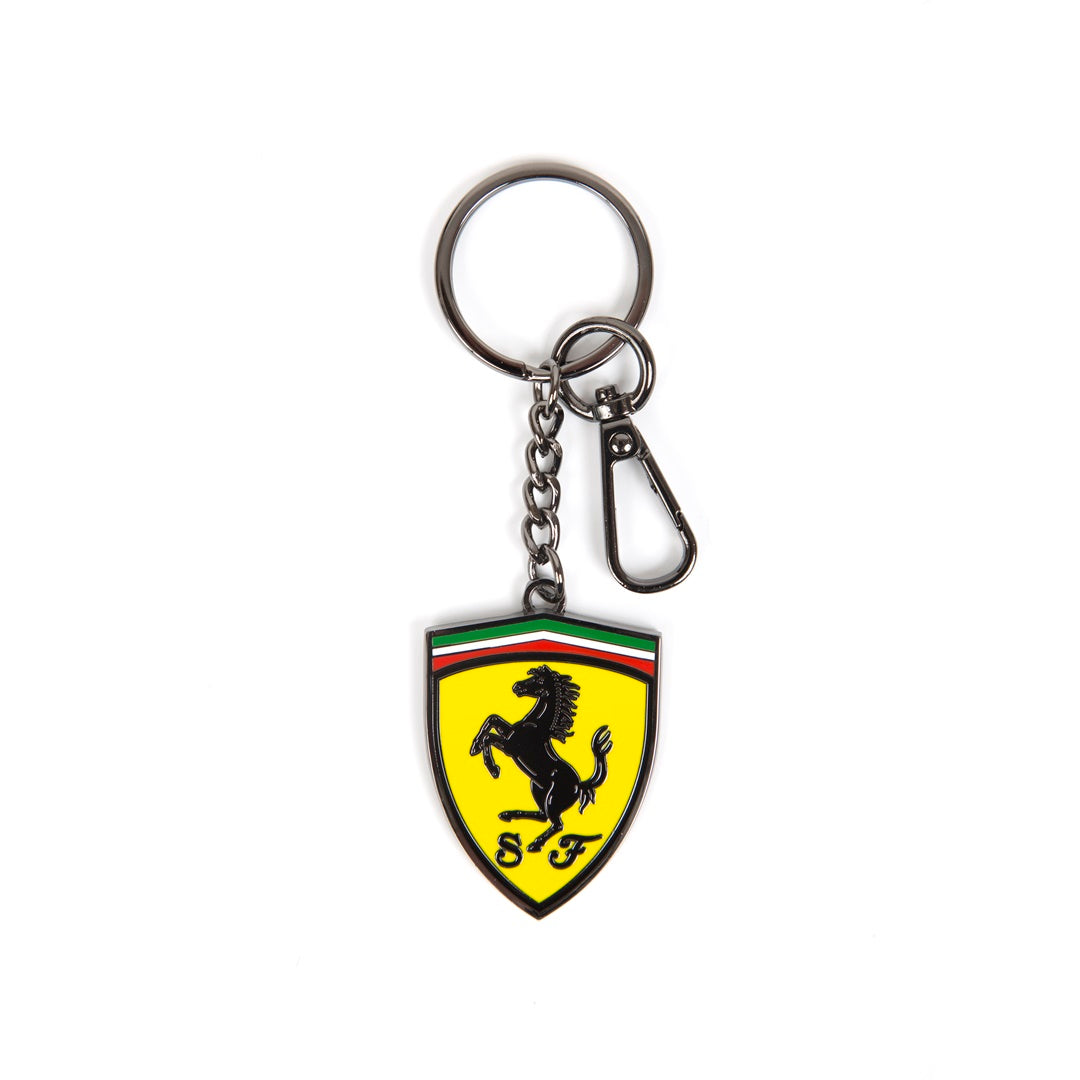  Ferrari Red Shield Rubber Strap Keychain with Metal Scudetto by  Ferrari