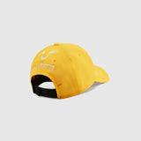 NEW 2020 Mercedes AMG Petronas F1 Team Lewis Hamilton Abu Dhabi GP Race Baseball Hat Cap - Saffron Yellow - Official Licensed Mercedes AMG Petronas Motorsport Merchandise