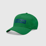 Ayrton Senna Logo Baseball Cap Hat - Green - Official Merchandise