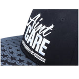 Hoonigan KB19 Aint Care Snapback Flat Brim Cap - Black