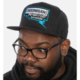 Hoonigan HRD Trucker Flat Brim Cap Hat - Black