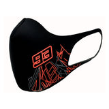 New 2021 Marc Marquez MotoGP #93 Face Mask - Black - Official Merchandise