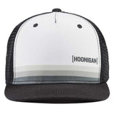 Hoonigan Horizon Trucker Flat Brim Cap Hat - Black / White / Grey