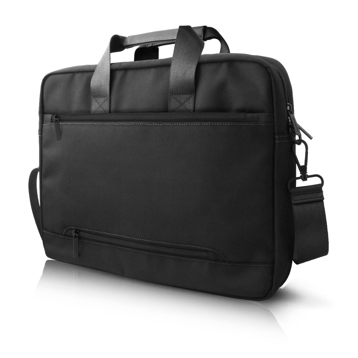 Mercedes Benz Pattern III 15” Messenger Laptop / Document Bag - Black