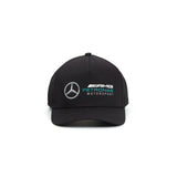 Mercedes AMG Petronas F1 Team Adult Racer Baseball Hat Cap - Black - Official Licensed Mercedes AMG Petronas Motorsport Merchandise