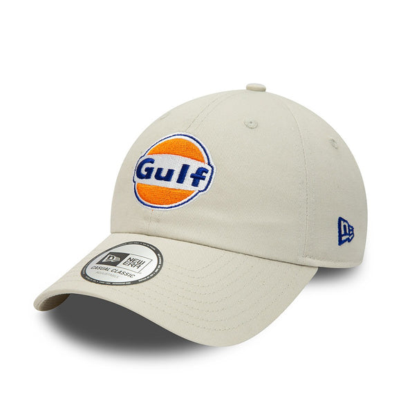 McLaren F1 NEW ERA Gulf Casual Classic Cap Hat - Beige - Genuine Mclaren F1 Merchandise