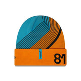 2023 McLaren F1 NEW ERA Oscar Piastri Cuff Beanie Hat - Genuine Mclaren F1 Merchandise