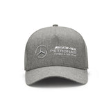 2022 Mercedes AMG Petronas F1 Team Adult Racer Baseball Hat Cap - Grey - Official Licensed Mercedes AMG Petronas Motorsport Merchandise