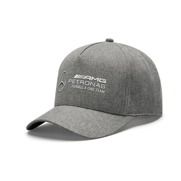 2022 Mercedes AMG Petronas F1 Team Adult Racer Baseball Hat Cap - Grey - Official Licensed Mercedes AMG Petronas Motorsport Merchandise