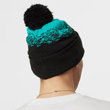 MERCEDES AMG Petronas F1 Bobble Beanie Hat Adults - Black - Official Licensed Mercedes AMG Petronas Merchandise