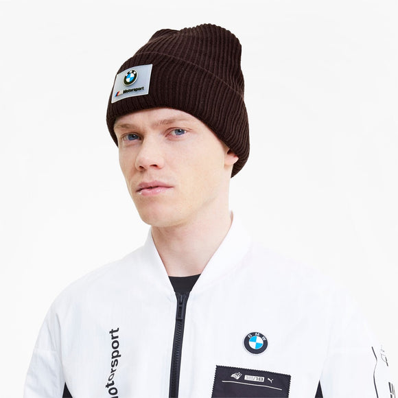 2021 BMW M Motorsport Puma Beanie Hat - Black - Official Merchandise