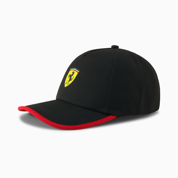 Puma Ferrari Race Baseball Cap Hat - BLACK - Official Licensed Fan Wear