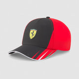 Scuderia Ferrari PUMA KIDS Replica Team Baseball Cap Hat - BLACK/RED - Official Licensed Fan Wear