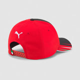 Scuderia Ferrari PUMA KIDS Replica Team Baseball Cap Hat - BLACK/RED - Official Licensed Fan Wear
