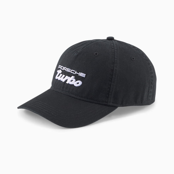 Porsche Legacy Turbo Organic Cotton Puma Cap Hat - Black - Official Puma Product
