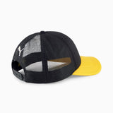 Porsche Legacy Turbo Puma Trucker Cap Hat - Black / Yellow - Official Puma Product