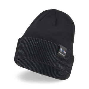 2022 BMW M Motorsport Classic Cuff Puma Beanie Hat - Black - Official Merchandise