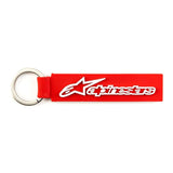 Alpinestars Horizontal Keyfob Keyring - Black - Genuine Alpinestars Product