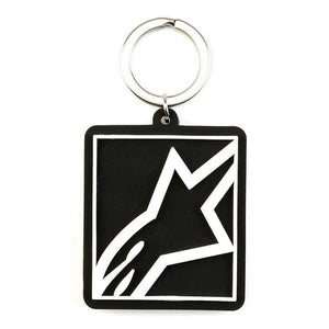 Alpinestars Corp Shift Keyfob Keyring - Black / Red Choice of 2 Colours - Genuine Alpinestars Product