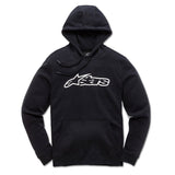 Alpinestars Blaze Fleece Hoodie - Black / White - Genuine Alpinestars Product