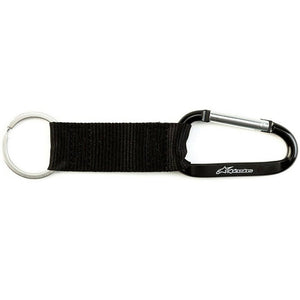 Alpinestars Snap Hook Keyfob Keyring - Black - Genuine Alpinestars Product