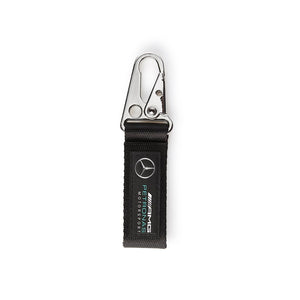 Mercedes AMG Petronas F1 2020 Carabiner Keyring - BLACK - Official Licensed Mercedes AMG Petronas Merchandise