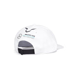 NEW 2020 Mercedes AMG Petronas F1 Team Lewis Hamilton Flat Brim Baseball Hat Cap - WHITE - Official Licensed Mercedes AMG Petronas Motorsport Merchandise