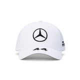 2020 Mercedes AMG Petronas F1 Team Lewis Hamilton Baseball Hat Cap - WHITE - Official Licensed Mercedes AMG Petronas Motorsport Merchandise