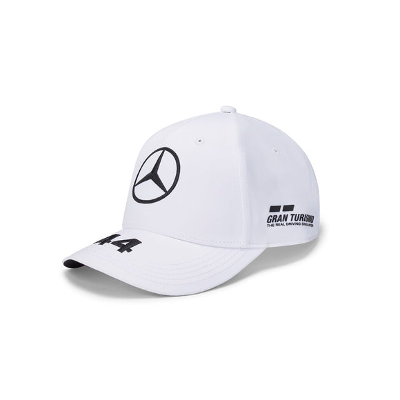 2020 Mercedes AMG Petronas F1 Team Lewis Hamilton Baseball Hat Cap - WHITE - Official Licensed Mercedes AMG Petronas Motorsport Merchandise