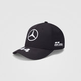 Mercedes AMG Petronas F1 Team Lewis Hamilton KIDS Baseball Hat Cap - BLACK - Official Licensed Mercedes AMG Petronas Motorsport Merchandise