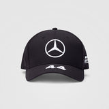 Mercedes AMG Petronas F1 Team Lewis Hamilton KIDS Baseball Hat Cap - BLACK - Official Licensed Mercedes AMG Petronas Motorsport Merchandise