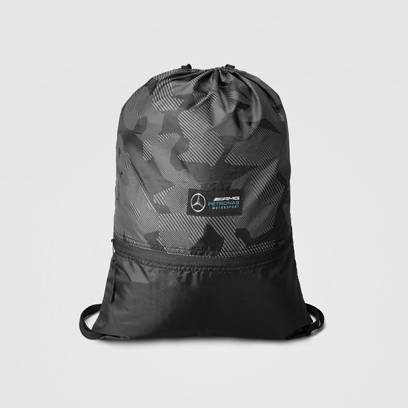 2019 Mercedes AMG Petronas F1 Camo Design Draw String Pull Bag - Official Licensed Mercedes AMG Petronas Puma Merchandise