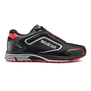 Sparco MX-Race Mechanics Technician Pit Crew Trainers - Black / Red - Get FNKD - Licenced Automotive Apparel & Accessories