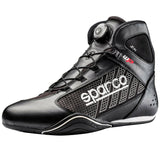 Sparco Omega KB-6 Water Proof Kart Track Mid Hi Top Boots - Black - Get FNKD - Licenced Automotive Apparel & Accessories