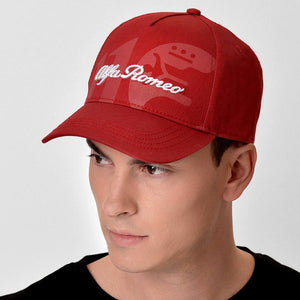 Alfa Romeo 110th Anniversary Classy Baseball Cap Hat - Red - Official Merchandise