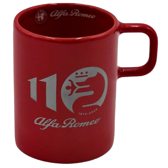 Alfa Romeo 110th Anniversary Lifestyle Mug - Red - Official Merchandis ...