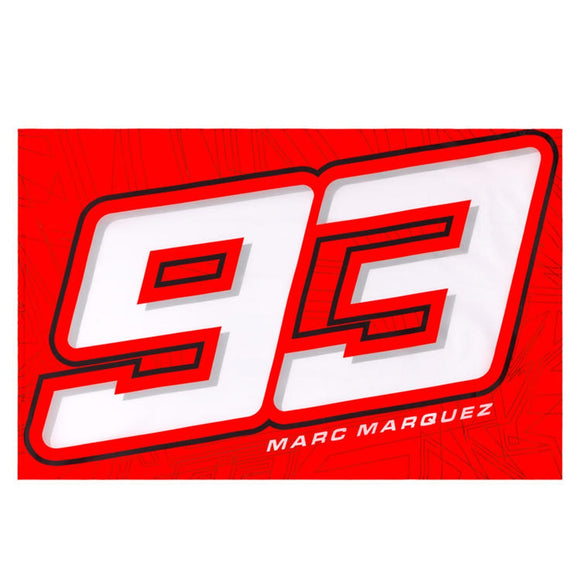 Marc Marquez #93 MotoGP Racing Supporters Flag Banner (140x90cm) - Official Licensed Merchandise