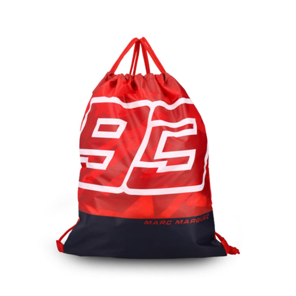 2022 Marc Marquez #93 MotoGP Drawstring Gym Pull Bag - Red - Official Licensed Merchandise
