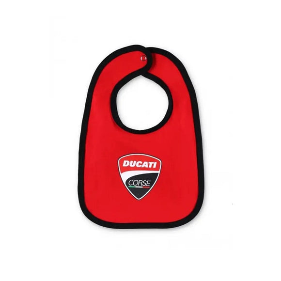 2022 Ducati Corse Racing MotoGP Baby Bib - Official Licensed Ducati Corse Merchandise