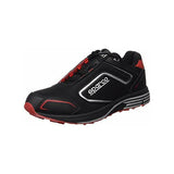 Sparco MX-Race Mechanics Technician Pit Crew Trainers - Black / Red - Get FNKD - Licenced Automotive Apparel & Accessories