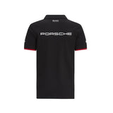 Porsche Motorsport Men’s Team Polo Shirt - BLACK OR WHITE - Official Licensed Replica Team Wear