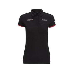 Porsche Motorsport Women’s Team Polo Shirt - BLACK OR WHITE - Official Licensed Replica Team Wear