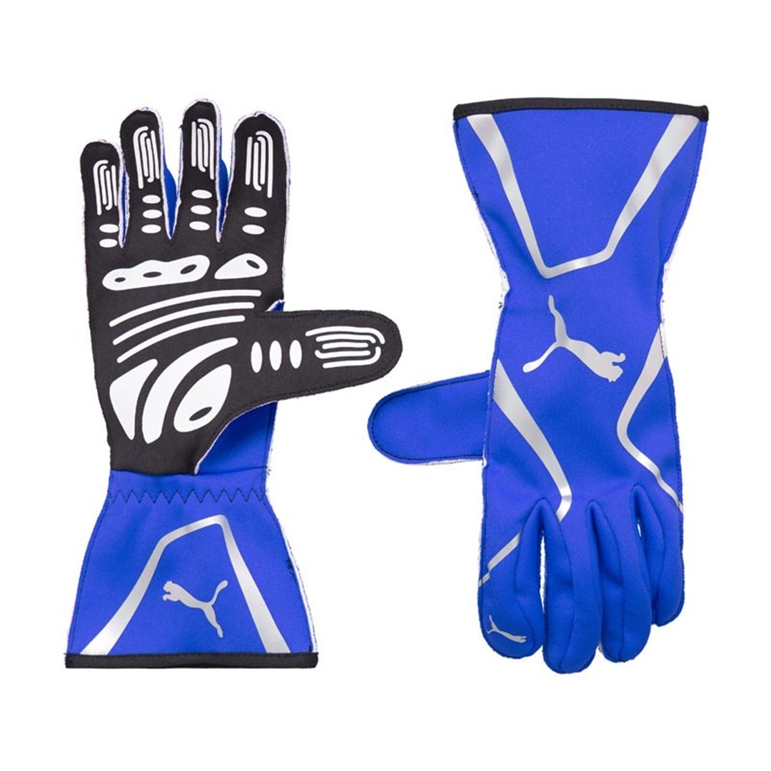 puma kart handschuhe Puma Race Wear Kart Cat II Gloves - Black / Blue / Red