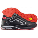 Sparco MX-Race Mechanics Technician Pit Crew Trainers - Black / Red - Get FNKD - Licenced Automotive Apparel & Accessories