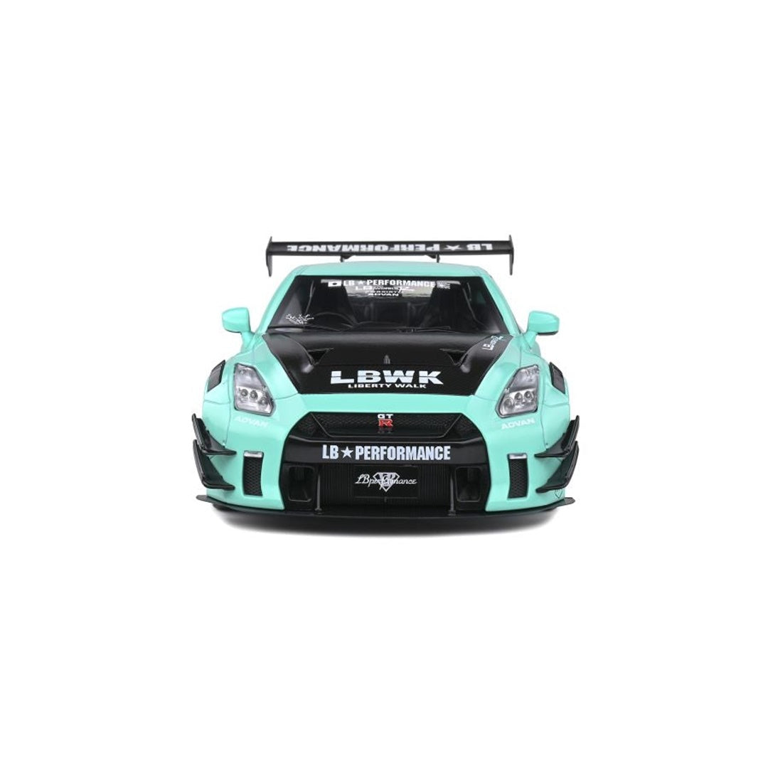 Solido 1/18 – Nissan GT-R R35 LB Works Type 2, Vert Menthe, Modèle Diecast