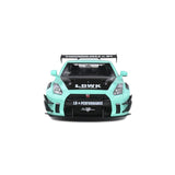 Solido Model 1:18 Scale Liberty Walk Works Type II Nissan R35 GTR - Mint Green - LBUK Official Product