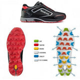 Sparco MX-Race Mechanics Technician Pit Crew Trainers - Black / Red - Get FNKD - Licenced Automotive Apparel & Accessories