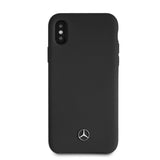 Official Licensed Mercedes-Benz Silicone Case – BLACK – for iPhone X / XS